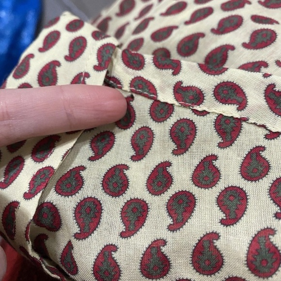 NILI LOTAN - Libby Paisley Button Down Dress Shirt Sz Medium - Picture 4 of 9